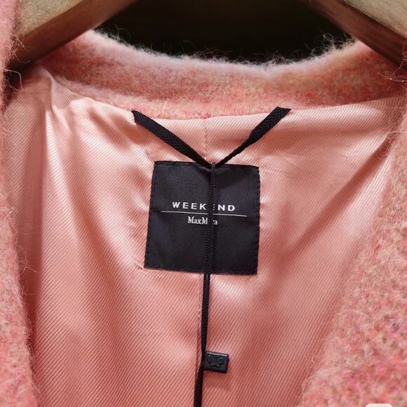 NWT Weekend Max Mara Caraibi Coat PINK - Picture 6 of 6